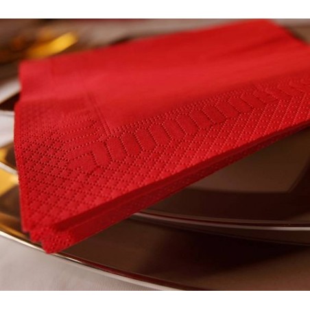 TOVAGLIOLI 40x40cm D.V. ROSSO 50pz FATO