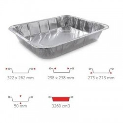 TEGLIA ALLUMINIO 8 prz 50PZ R31G CONTITAL