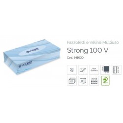 FAZZOLETTI IN BOX VELINE LUCART STRONG 21x20cm 2V 100pz