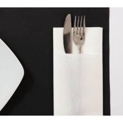 TOVAGLIOLI 40x40cm QUICK POCKET AIRLAID BIANCO 40pz FATO