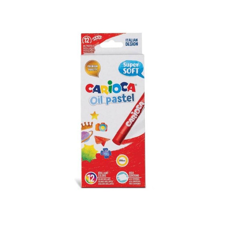 PASTELLI AD OLIO CARIOCA MAXI 12pz
