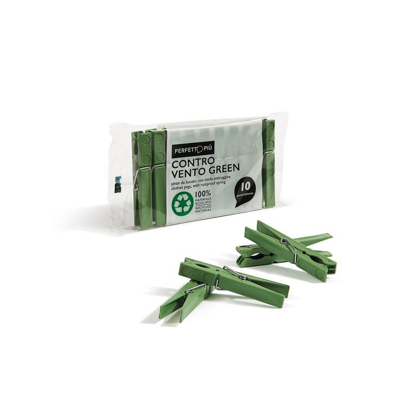 MOLLETTE BUCATO CONTROVENTO GREEN 10pz