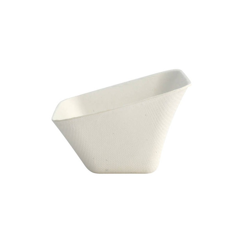 MINI COTOLA DEGUSTAZIONE POLPA 50ml 6,5x6,5x3/4,5cm 25pz BIO COMPOSTABILE