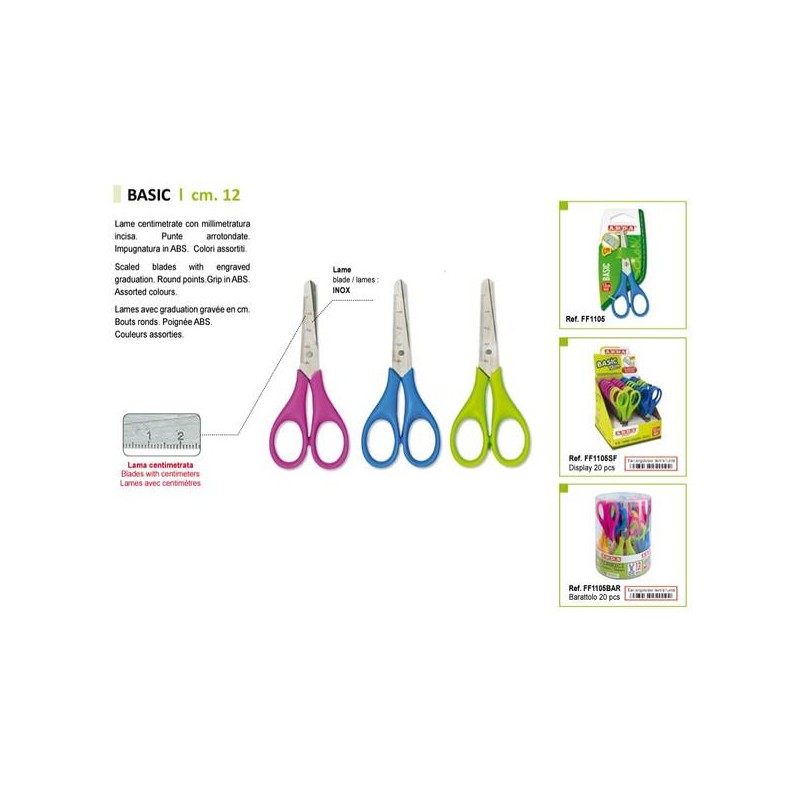 FORBICI BASIC 12cm ARDA