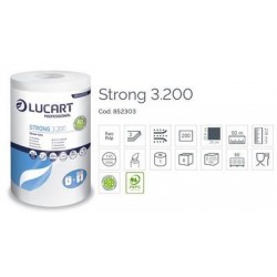 ASCIUGATUTTO 3 VELI 50mt 200STR STRONG 3200 LUCART 8 ROTOLI