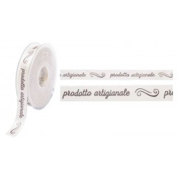 NASTRO DOPPIO RASO PRODOTTO ARTIGIANALE cm.1,5x25mt CREMA