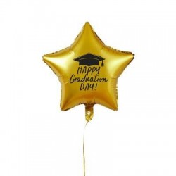PALLONE MYLAR STELLA 18 45cm ORO LAUREA