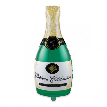 PALLONE MYLAR S/SHAPE BOTTIGLIA CHAMPAGNE 51x100cm BIG
