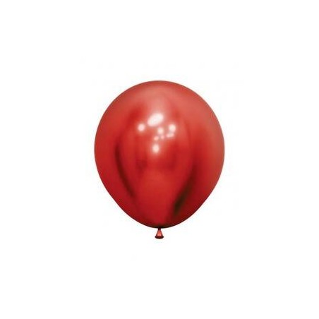PALLONCINI IN LATTICE 18 45cm ROSSO REFLEX 25pz