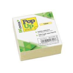 POP-UP NOTES 75x75mm CUBO 320fg GIALLI