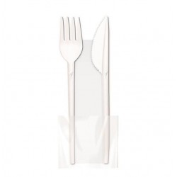 BIS POSATE FO+CO+TOV 25x25 1V. CPLA LINè COMPOSTABILI 100pz BYò