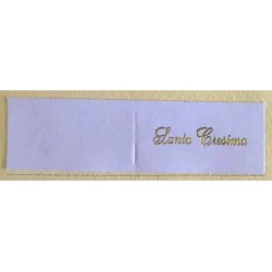 BIGLIETTI BOMBONIERA SANTA CRESIMA BIANCO 20pz 205/4