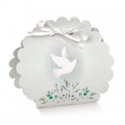 SCATOLA CONCHIGLIA 5,8x4x8,5cm SANTA CRESIMA 10pz