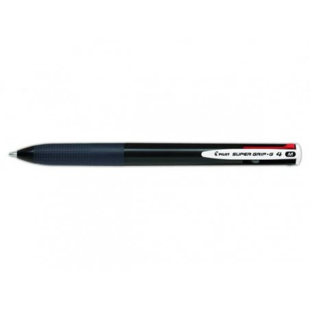 PENNA PILOT SUPER GRIP G4 BLACK 4 COLORI