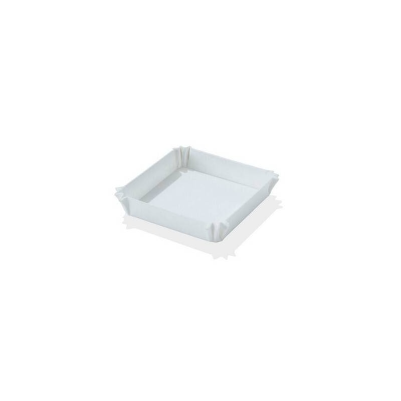 PIROTTINO SLIM QUADRATO CUP Q BIANCO mm80x80x10 90pz
