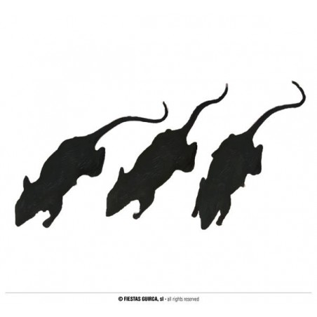 CONFEZIONE 3 TOPI DA 6cm