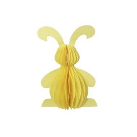 CONIGLIO CARTA GIALLO h20cm