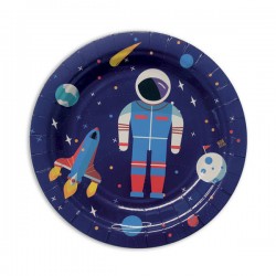 PIATTI ASTRONAUTA 18cm 8pz