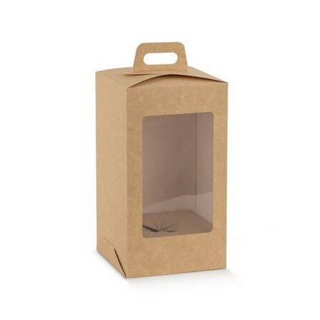 SCATOLA GOLOSA UOVO AVANA 21x21x36,5cm C/FONDINO E MANIGLIA 10pz