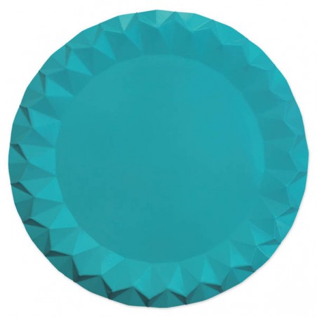 SOTTOPIATTI DIAMANT ACQUA MARINA ø32 5pz