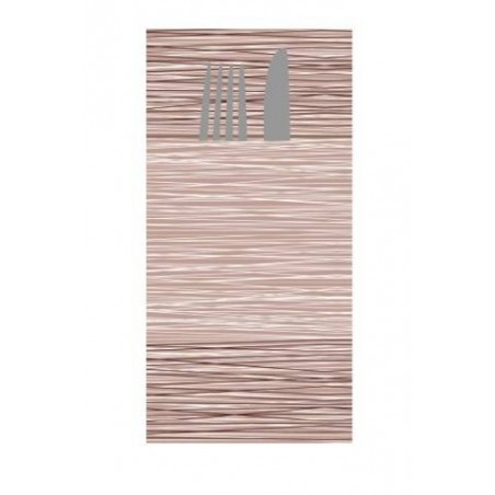 TOVAGLIOLI 40x40cm QUICK POCKET AIRLAID MILLERIGHE CAPPUCCINO 40pz FATO