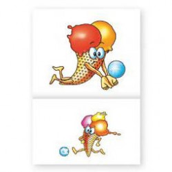 TOVAGLIOLI 17x17cm ST. GELATERIA 2000pz