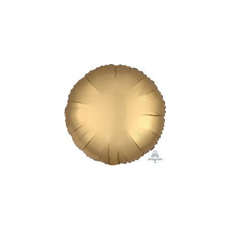 PALLONE MYLAR TONDO 17 42cm SATIN GOLD