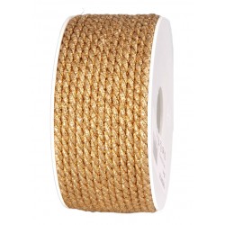 NASTRO CORDINO LUREX  mm4x25mt GOLD