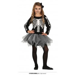 SCHELETRO TUTU BAMBINA 5-6 anni
