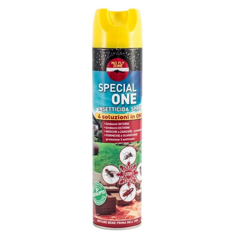 INSETTICIDA SPRAY SPECIAL ONE 600ml EFFETTO BARRIERA VOLANTI E STRISCIANTI