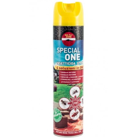 INSETTICIDA SPRAY SPECIAL ONE 600ml EFFETTO BARRIERA VOLANTI E STRISCIANTI