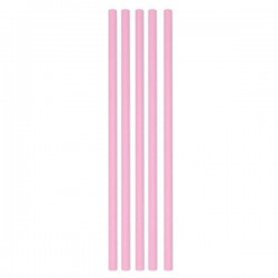 CANNUCCE ECOLOR IN CARTA ø0,5x20cm ROSA 50pz