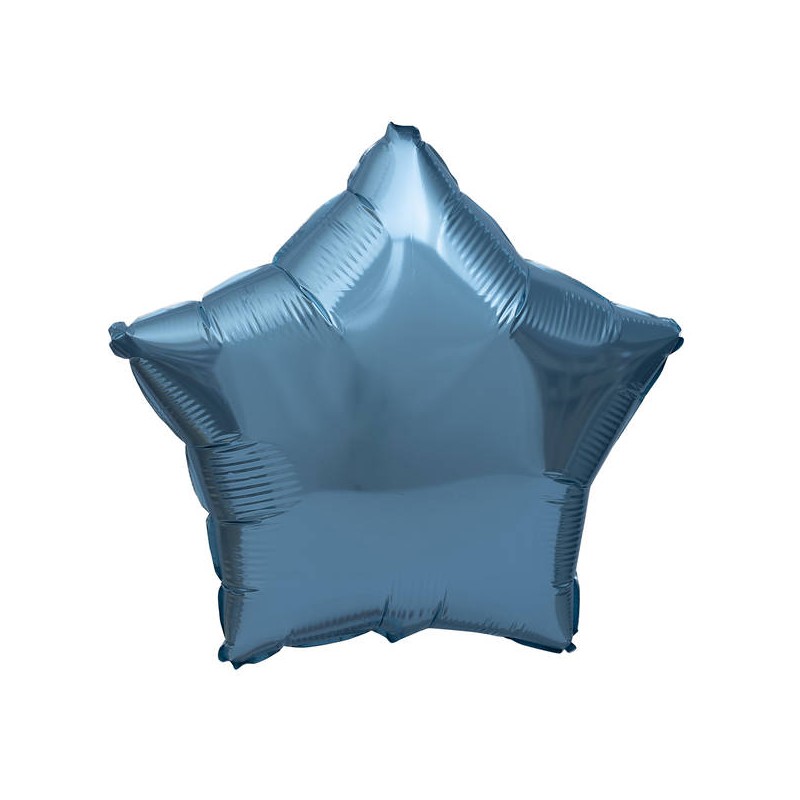 PALLONE MYLAR STELLA BLU ø45cm