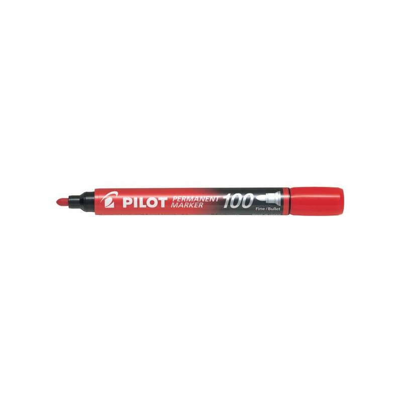 PILOT PERMANENT MARKER MK100 TONDA 1mm ROSSO