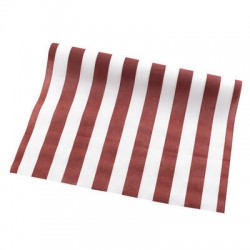 RUNNER AIRLAID 40x250cm RIGHE ROSSO