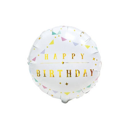 PALLONE MYLAR 45cm HAPPY BIRTHDAY CIRCUS