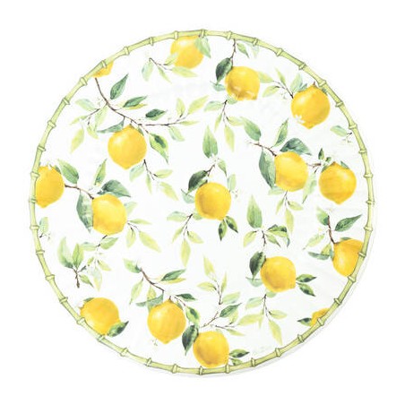 PIATTI PIANI MAXI 33cm LEMON TREE 6pz