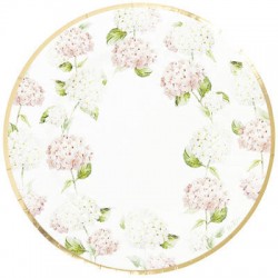 PIATTI PIANI MAXI 33cm GIARDINO DELLE ORTENSIE 6pz