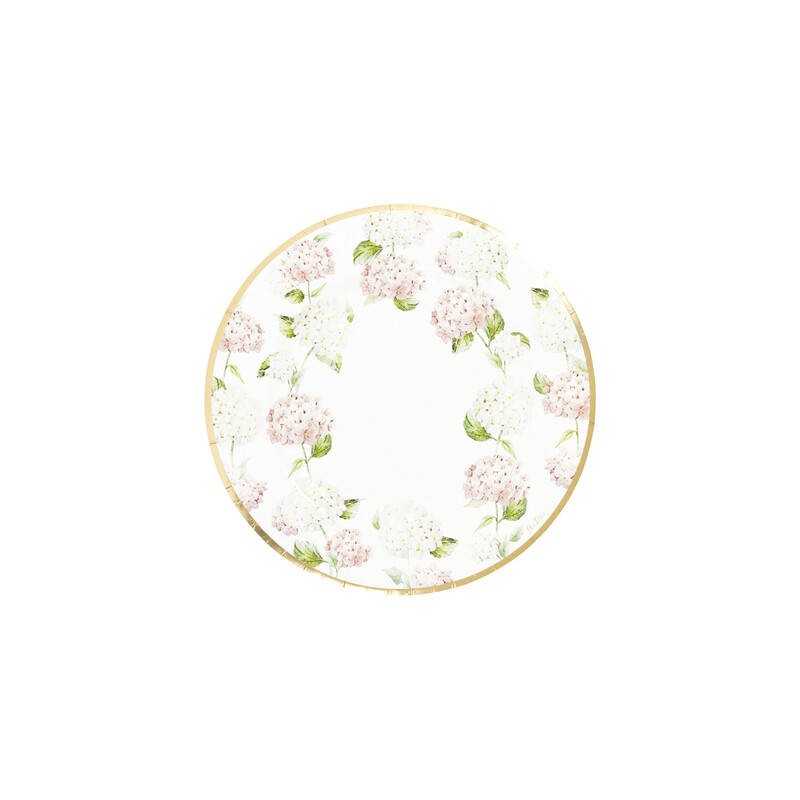 PIATTI PIANI MAXI 33cm GIARDINO DELLE ORTENSIE 6pz