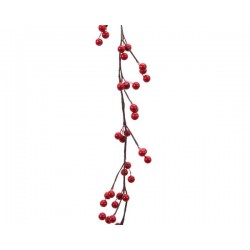 GHIRLANDA FOAM BACCHE ROSSE h130cm