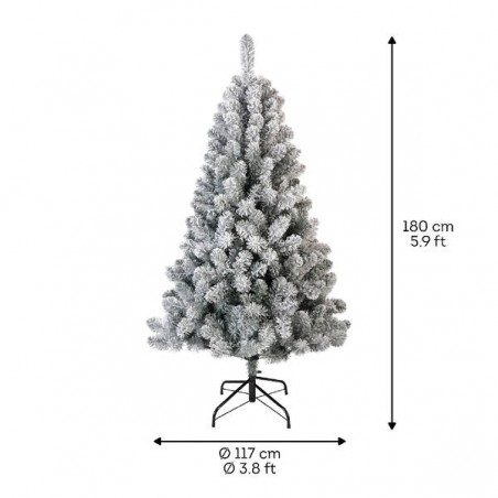 ALBERO PINO IMPERIALE FROST INNEVATO Ø117XH180cm