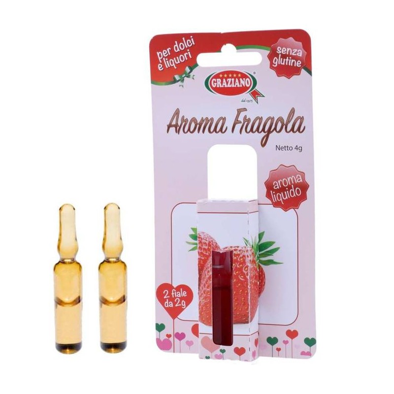 AROMA LIQUIDO FRAGOLA 4g 2pz