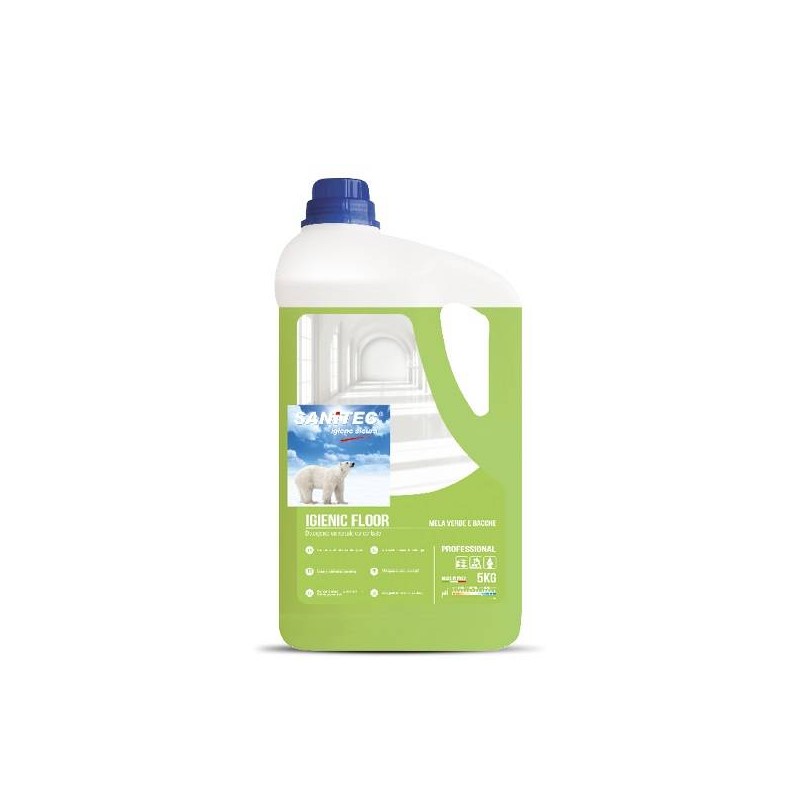 Sanitec Igienic Floor Mela Verde e Bacche, Detergente Pavimenti, 1000 ml :  : Commercio, Industria e Scienza