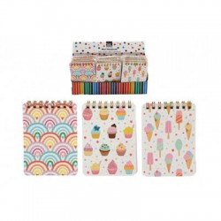 MINI NOTEBOOK 7x11cm DISEGNI ASS.TI 1pz