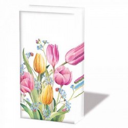 FAZZOLETTI BOUQUET TULIPANI 10pz
