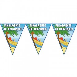 FESTONE BANDIERINE IN PVC FINALMENTE IN PENSIONE