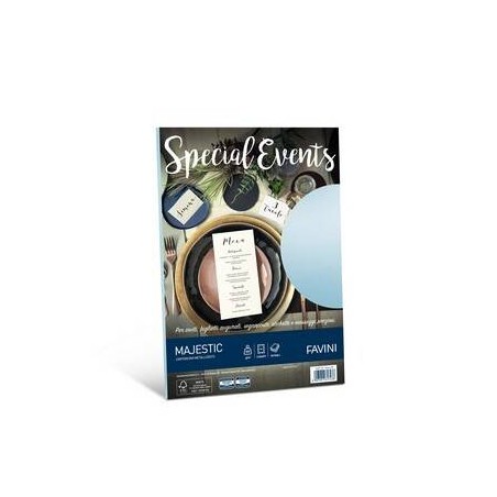CARTA A4 SPECIAL EVENTS 250gr 02 AZZURRO 10fg