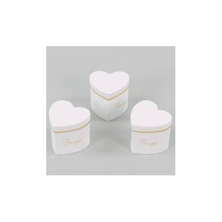 SCATOLA CUORE CARTA SCRITTA ORO