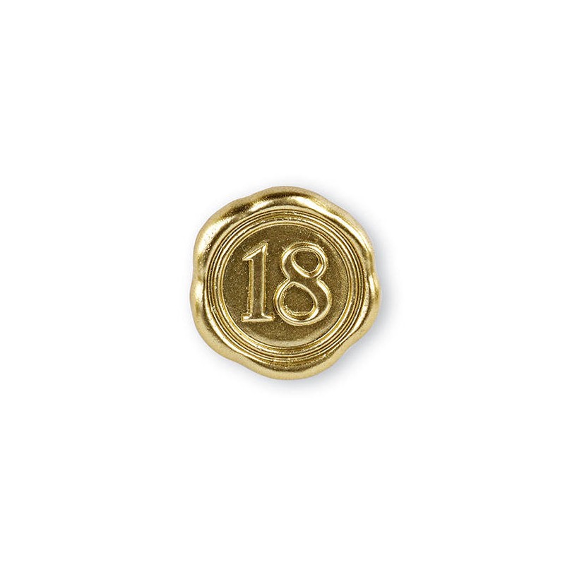 CERALACCA ORO 18ESIMO ADESIVA ø3,5cm 12pz