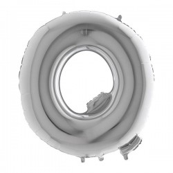 PALLONE MYLAR LETTERA Q 40102cm SILVER